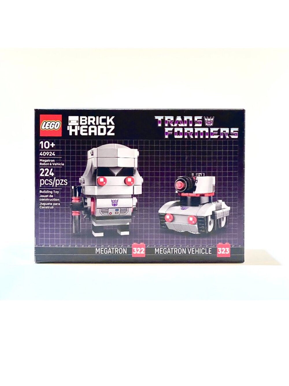 LEGO 40924 Brickheadz TRANSFORMERS Megatron Robot & Vehicle NIB In Hand